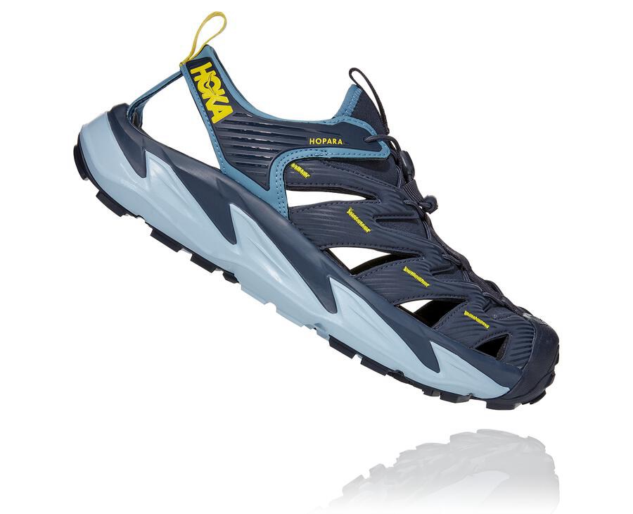 Sandals Mens - Hoka One One Hopara - Navy - PSYUMHA-89